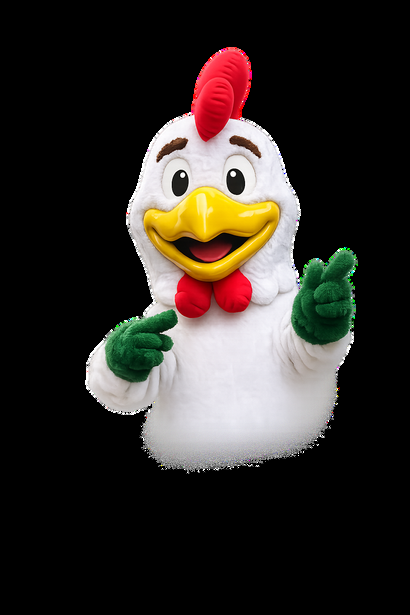 Mascote Galileu, o galo
